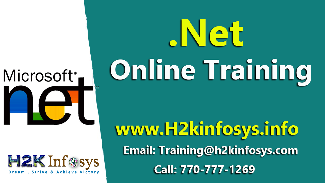 .NET Training Online with Live Projects in USA