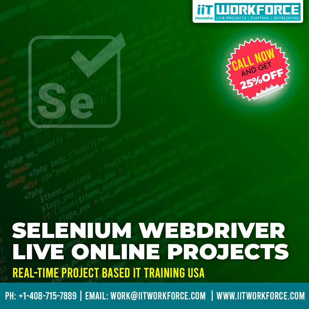 Selenium Real-time Project Workshop experience 
