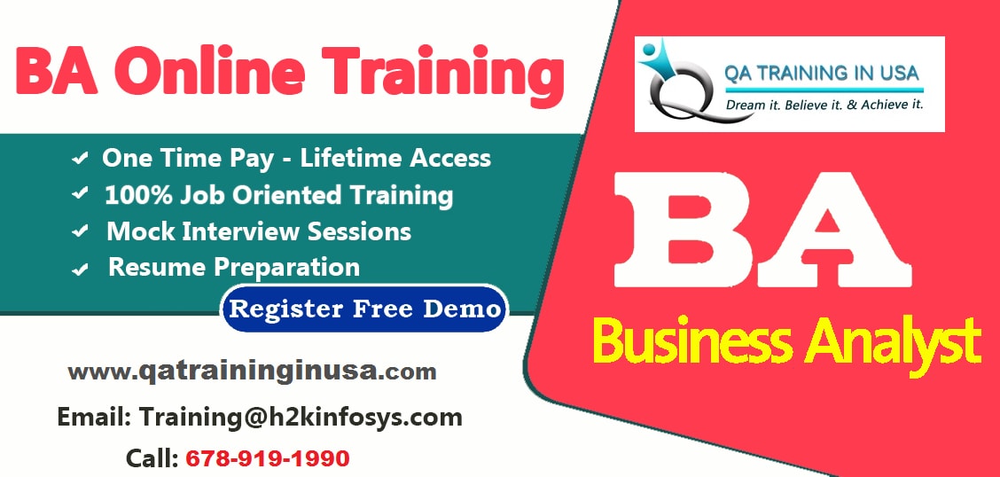 The Best Business Analyst Online Training with Job