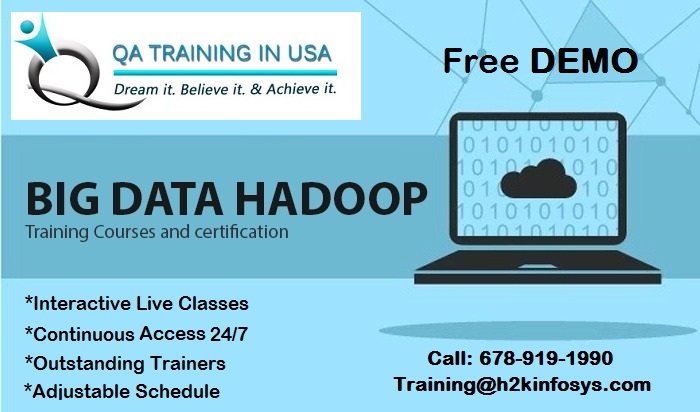 The Best Hadoop Online Training in USA with Job