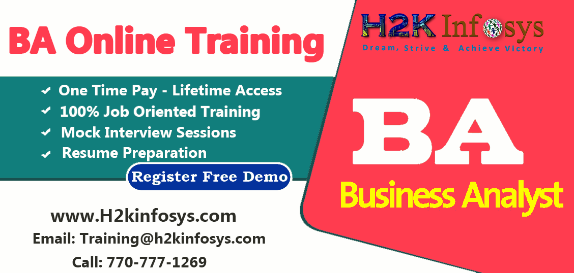 BA Online Training in USA-Attend Free Demo