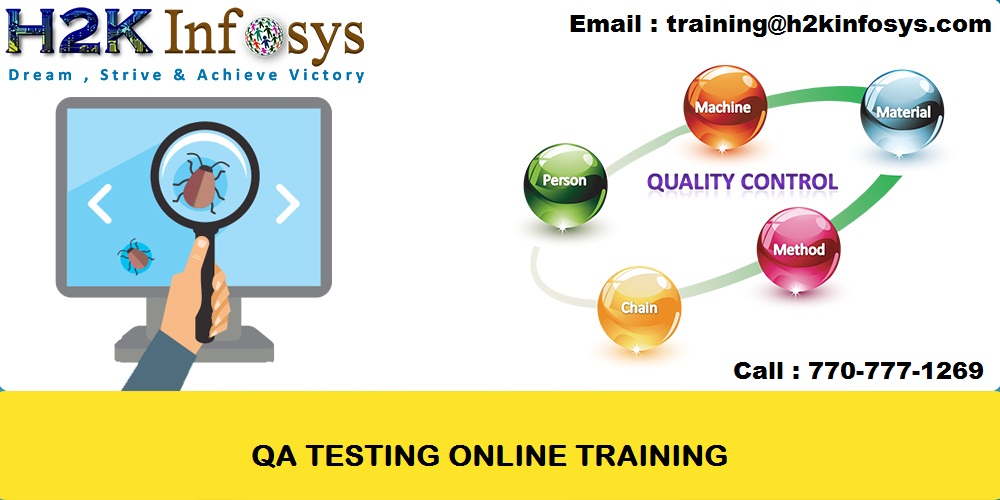  QA Online Training-Attend free DEMO classes 