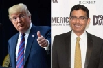 Indian American Conservative Commentator, Trump, trump pardons indian american conservative commentator dinesh d souza, Indian american conservative commentator