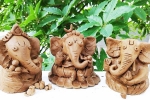 how to make ganesha with clay in telugu, which clay is used for making ganesha, how to make eco friendly ganesh idol from clay at home, Ganesh chaturthi