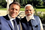 Emmanuel Macron and Narendra Modi friendship, Emmanuel Macron and Narendra Modi news, france and indian prime ministers share their friendship on social media, France