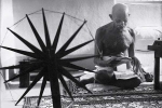 Gandhi, Mahatma Gandhi, gandhi s letter on spinning wheel may fetch 5k, Gandhi spinning wheel letter auction