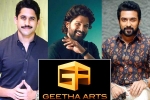 Geetha Arts latest updates, Geetha Arts news, geetha arts to announce three pan indian films, Aari