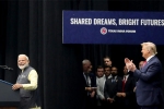 howdy modi highlights, howdy modi event highlights, howdy modi highlights prime minister s spectacular speech turns heads, Indian american community