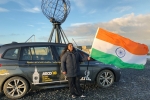 Bharulata sets world record, Indian woman, indian woman sets world record in arctic expedition, Santa claus