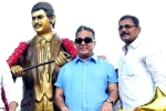 Superstar Krishna, Kamal Haasan unveil Superstar Krishna statue, kamal haasan unveiled statue of superstar krishna, Superstar krishna