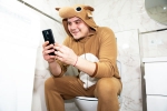 Phone Usage on Toilet breaking, Phone Usage on Toilet problems, using your phone on the toilet will invite a painful disease, Eagle