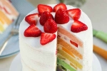 simple, rainbow cake, rainbow cake easy recipe make at home, Easy recipe