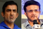Sourav Ganguly and Gautam Gambhir news, BCCI, sourav ganguly sends clear warning to gautam gambhir, Gautam gambhir