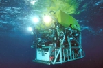 Titanic tourist submarine, submersible Robot, a submersible robot in search of titanic tourist submarine, Robot