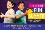SAKSHI KARRA, ADITYA MAHESHWARI, this summer enroll your kids in the summer fun activities organised by the youth empowerment foundation, Arizona