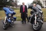 donald trump, united states, donald trump slams india over 50 percent tariffs on harley davidson motorcycles, Harley davidson