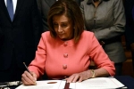Senate, House of Representatives, house delivers trump impeachment articles to senate, Nancy pelosi