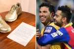 Yuvraj Singh gift for Kohli, Virat Kohli and Yuvraj Singh, virat kohli thanks yuvraj singh for his gesture, Boots