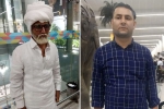 young man posing as senior citizen, jayesh patel in rajiv gandhi international airport, young man caught posing as senior citizen to fly to abroad, Rajiv gandhi international airport