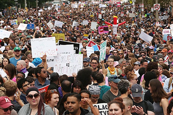 Trump regarded Boston Protesters As “Anti-Police Agitators”