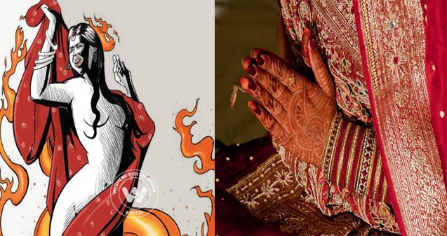 One bride torched in India every hour},{One bride torched in India every hour