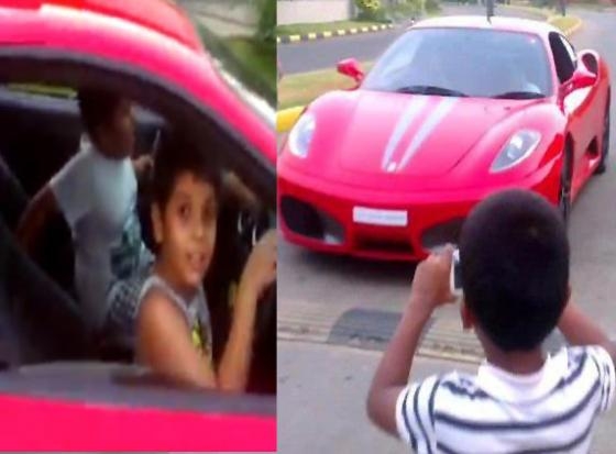 NRI father posts video of his minor son driving car