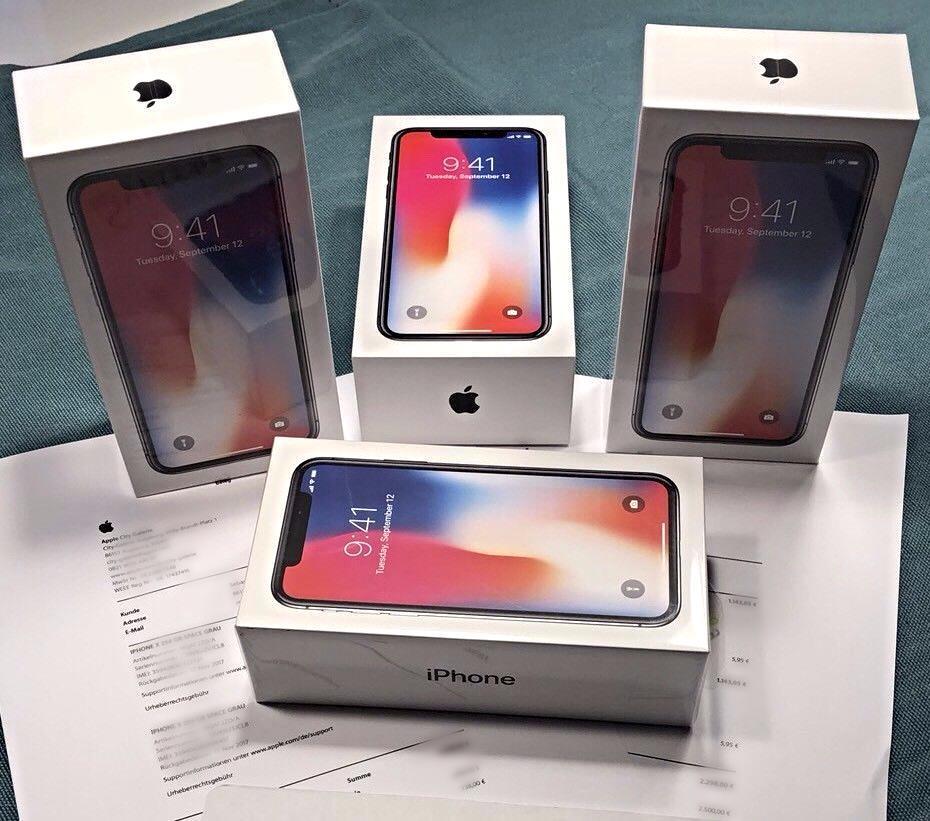 For Sale Apple iPhone X 256 GB with Facetime - App