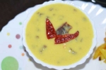 Kadhi Recipe, Homemade Kadhi Recipe, tasty bhindi ladies finger kadhi recipe, Ajwain