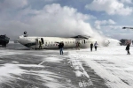 Delta aircraft Toronto Airport accident, Delta aircraft Toronto Airport, delta aircraft flips upside down on landing at toronto airport, Airline