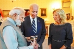 Narendra Modi given gifts, Narendra Modi expensive gifts, modi s 20 000 diamond becomes most expensive gift to biden family, Volodymyr zelensky